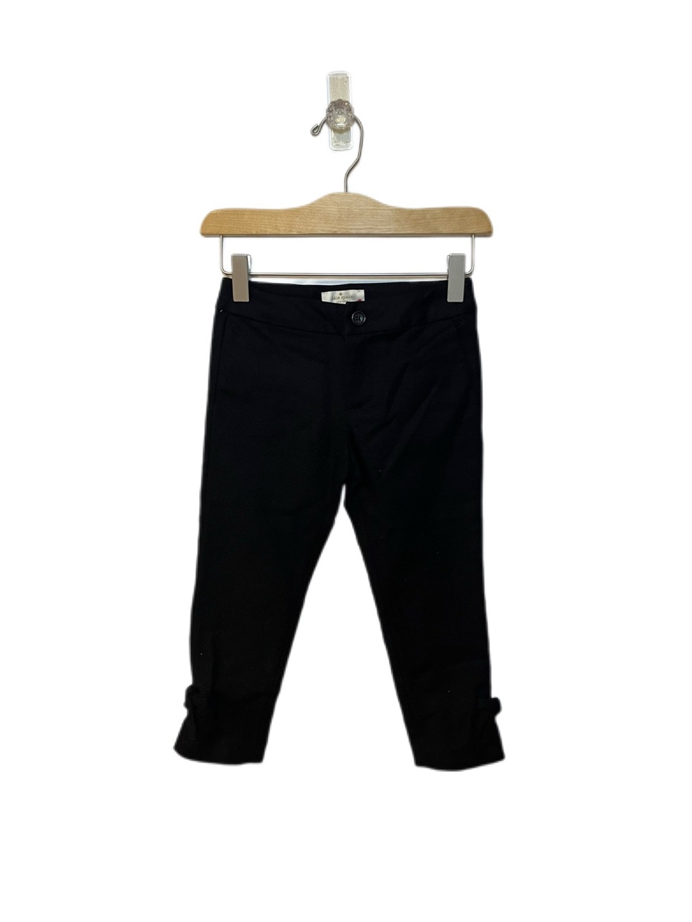 NWT Kate Spade New York Girls Size 3 Black Bow Pants